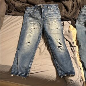 American Eagle Hi-rise jegging crop